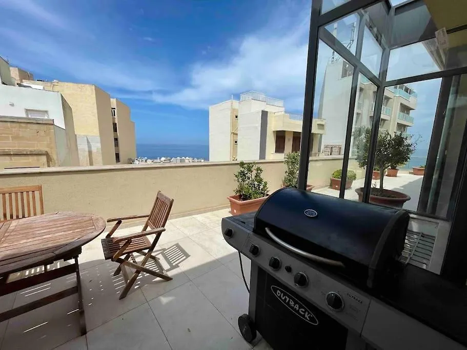 Apartament Sea View Penthouse In Tas-Sliema 0*, Sliema Malta